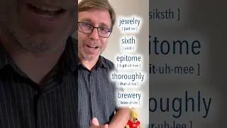 5 TRICKY WORDS TO PRONOUNCE IN ENGLISH