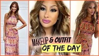 Makeup & Outfit of the DAY: Using New Makeup- Complete Look