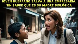 JOVEN HUÉRFANO SALVA A UNA EMPRESARIA, SIN SABER QUE ES SU MADRE BIOLÓGICA