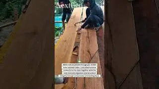 This Team Joins Massive Wood Slabs Without Machines!