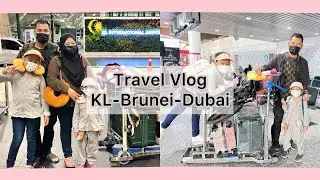 WE TRAVEL TO DUBAI WITH TRANSIT AT BRUNEI VIA ROYAL BRUNEI AIRLINES