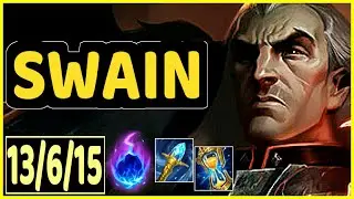 SWAIN VS KAYLE - 13/6/15 KDA MID GAMEPLAY