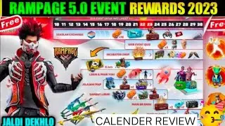 UPCOMING RAMPAGE EVENT REWARDS REVIEW🤯🥳 || CALENDER REVIEW😍😋 || NEW RAMPAGE HYPERBOOK 2.0 REVIEW🤩😃