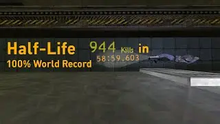 Half-Life 100% Speedrun in 58:59[WR]