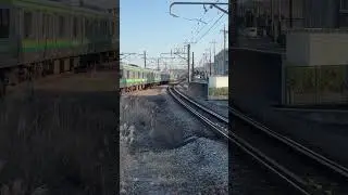1/18 東京メトロ18113F甲種輸送牽引機返却回送　DD200-7 成瀬駅通過
