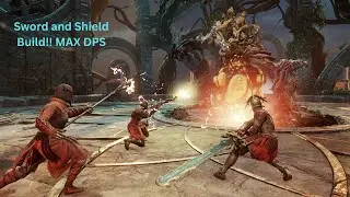 Sword and Shield DPS - NEW WORLD - HIVE OF GORGONS RECORD BUILD