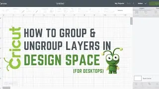 Как группировать слои в Cricut Design Space (на компьютере)
