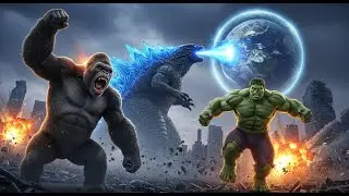 The ULTIMATE Showdown: King Kong vs. Godzilla vs. Hulk | The Battle to Protect Earth