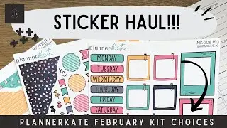 PlannerKate | February Sticker Haul