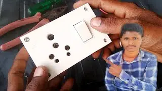 16ams power switch socket connection for fridge,,AC,water hetar||telugu