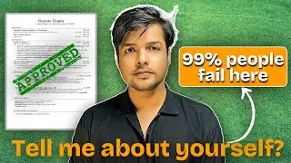 Tell me about YOURSELF | Most asked Interview Question | 2026