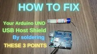 How To Fix Your Arduino Uno USB Host Shield by Soldering These 3 Points