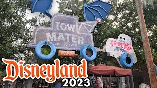 Mater's Graveyard JamBOOree - 2023 - Disney California Adventure Halloween Ride [4K POV]