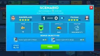 DLS 26 scenario: AFC Sunderland VS Fulham