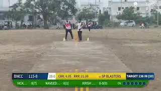 SP BLASTERS vs BNCC live cricket match | SPL 6 live - ML Town Nandurbar