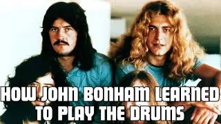 How John Bonham Led Zeppelin learned to play the drums