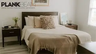 Solid Wood Walnut Bedroom Set