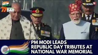 PM Narendra Modi Pays Tribute at National War Memorial on Republic Day 2026 | India News | N18V