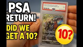 PSA Return Reveal! 11 Cards Back&hellip; Did Our Cynthia's Garchomp SIR Get a PSA 10?!