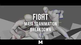 Fight | Maya 3D Character Animation | Short Breakdown