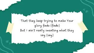 TobyMac ft Blessing Offor- The Goodness (Lyric Video)