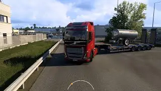Volvo truck transport Heavy oil tank trailer | Euro truck simulator 2 || ETS2
