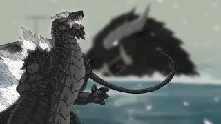 YŌKAI GODZILLA MINUS ONE || GODZILLA: Yōkai No Taitō Drawing Timelapse