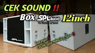 CEK SOUND BOX SPL 12INCH SINGLE HOREGH LURR !!