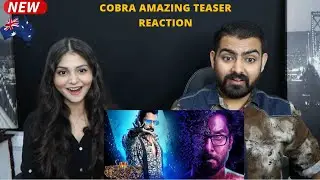 COBRA TEASER REACTION | Chiyaan Vikram | AR Rahman | R Ajay Gnanamuthu | AUSTRALIAN Couple Review!