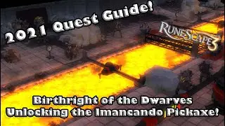 RS3 2021 Full Quest Guide - Birthright of the Dwarves - Imancando Pickaxe and Dragon Weapons!