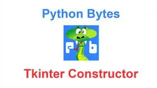 Tkinter Constructor - GUI Creator