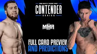Contender Series 2023: Week 9 Full Card Preview and Predictions