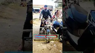 New Bullet Classic Battalion😍(BOSS Light installation Bullet Modified)😱#light #modified #bulletlover