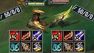 FED UDYR vs FED MASTER YI FULL BUILD FIGHTS - 50 KILLS +?!