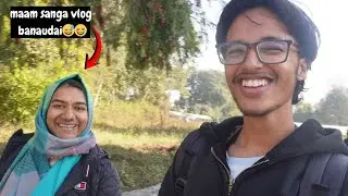 ma jasto good student bhayera maam eakdamai happy hunuhunxa hola😅😆#alwayssmile #minivlog #mr.twins34