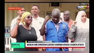 MUSLIMS AND CHRISTIAN  LEADERS CONDEMN ATTACK ON RELIGIOUS INSTITUTIONS 