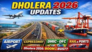 Dholera 2026 Status: Airport, Expressway, Metro, DMIC-DFC, Railway & Ports