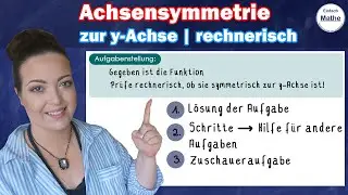 Achsensymmetrie zur y-Achse | ganzrationale Funktionen | rechnerischer Nachweis