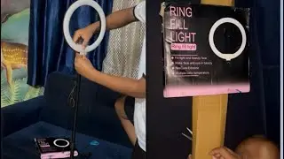 Unboxing and set up ring fill light tutorial             #unboxing #onlineshopping #ringfilllight 