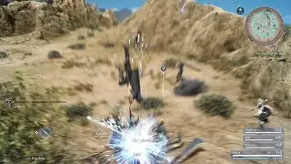 Final Fantasy XV - Blazefire Saber, Mage Mashers, Gae Bolg, & Masamune Moveset Gameplay - PS4
