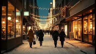 Moonbit Garden - Lights Above the Crossing (Winter Holidays Theme)