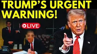Trump LIVE: US On High Alert? Trump Issues Urgent Warning | Trump's Emergency Announcement LIVE