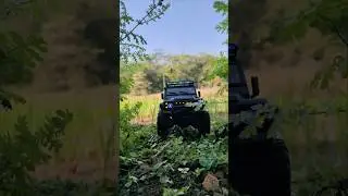 traxxas mini defender Apex 4wd hobby grade RC car in forest adventure traking #traxxas #rcadventure