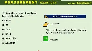 101Eg10 State the number of significant figures in the following i) 600800 ii) 400 iii) 0.007 iv) 5