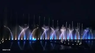 Water fountain at Khumulwng Park lake