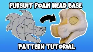 Foam Fursuit Head Base Pattern Tutorial