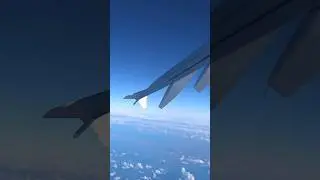 Parabolic Flight, seen through the window. Not the usual view when flying on an aircraft!