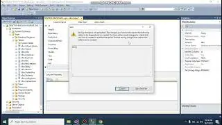 SOLVED SQL Table Need to be ReCreated OR Droped When Saving Changes