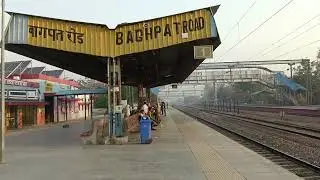 Bagpat road railway station #baghpat #road #railway #station #railyatri #train 64022 train waiting