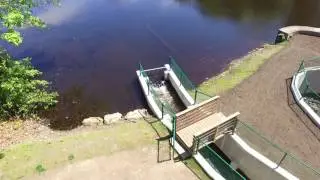 Woonasquatucket River - Manton Dam Nature Like Fishway Drone Video 3